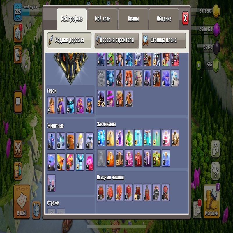 🏰 Clash of Clans акаунт | Ратуша 17 рівня | Рівень 16