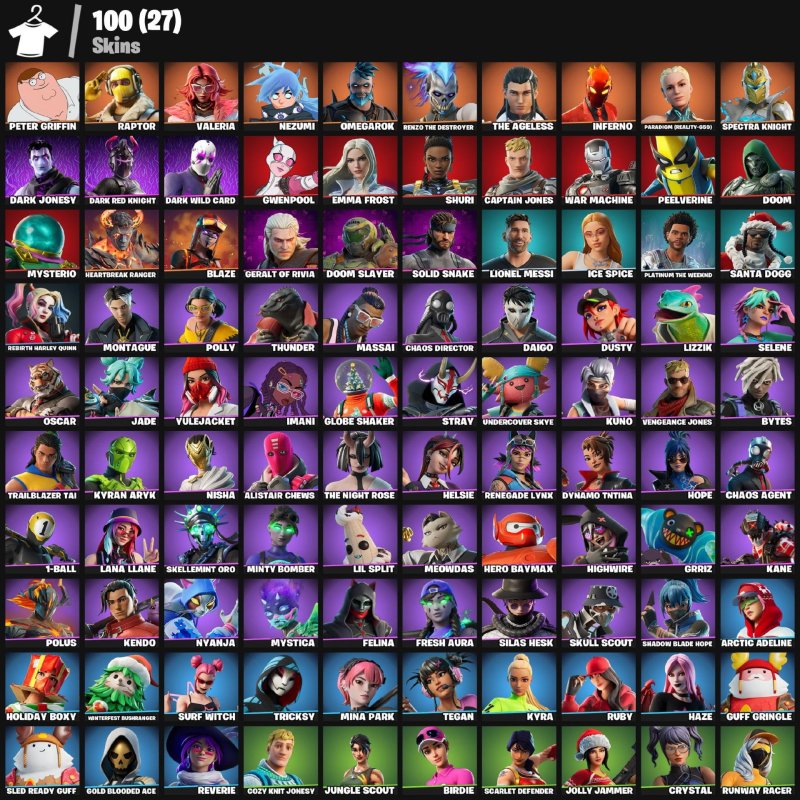 🎨 101 skins | 🌟 Fortnite account