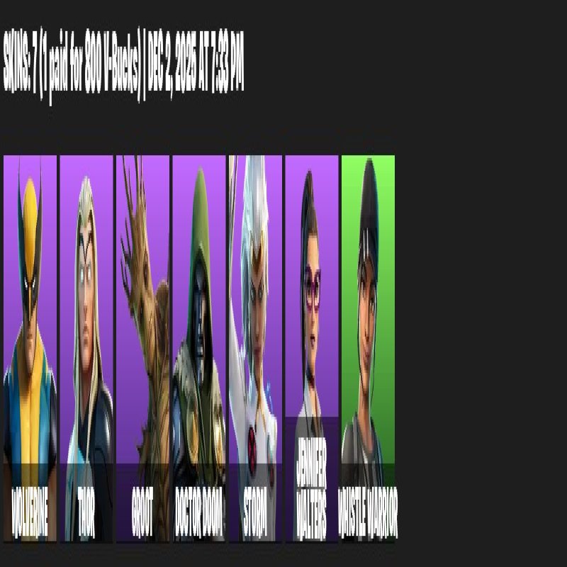 🎨 7 скінів | 🌟 Fortnite акаунт