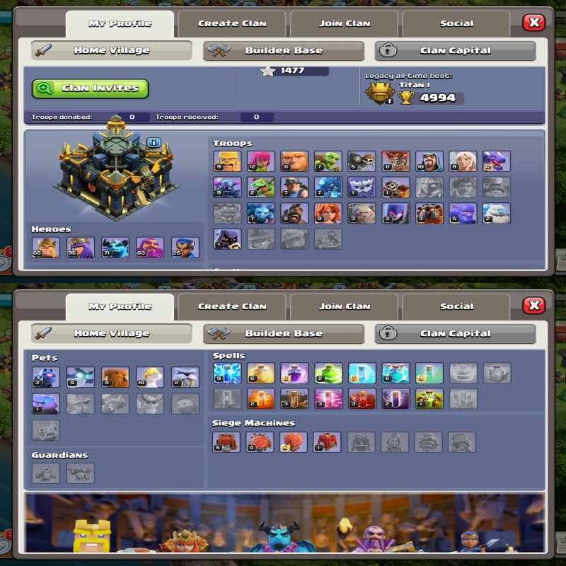 🏰 Clash of Clans акаунт | 17 ратуша | Максимальний рівень