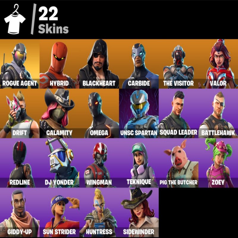 🎨 22 скінів | 🌟 Fortnite акаунт
