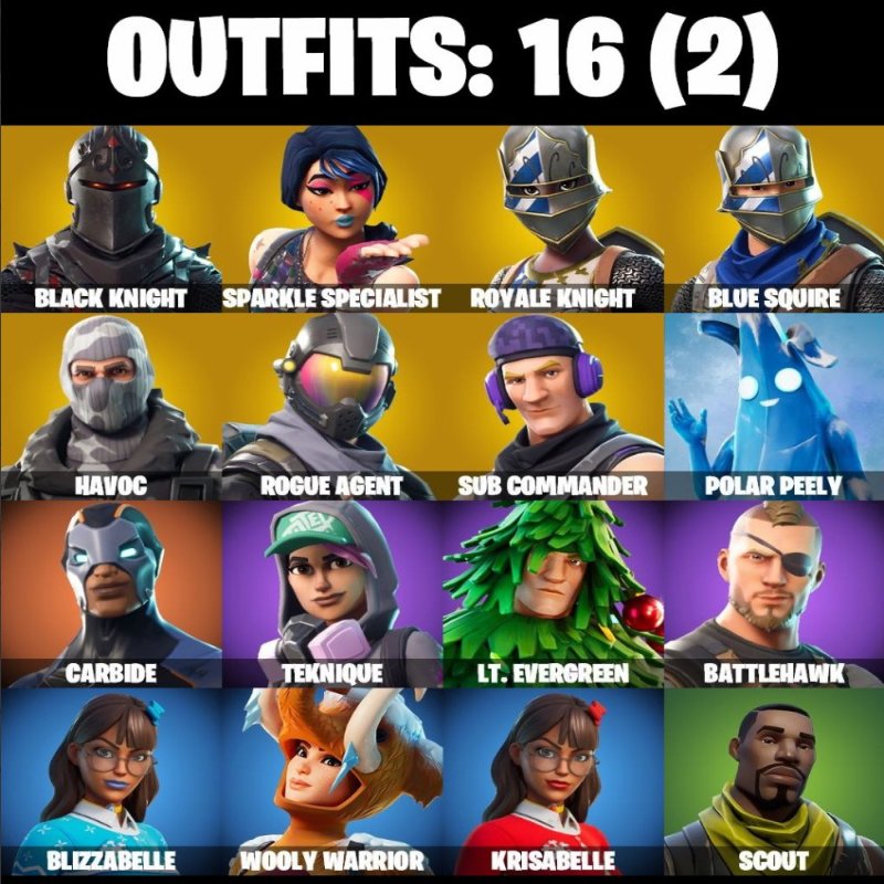 🎨 16 скінів | 🌟 Fortnite акаунт