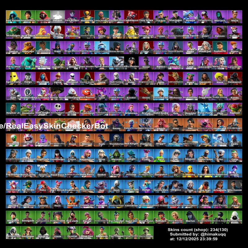 🎨 234 скінів | 🌟 Fortnite акаунт