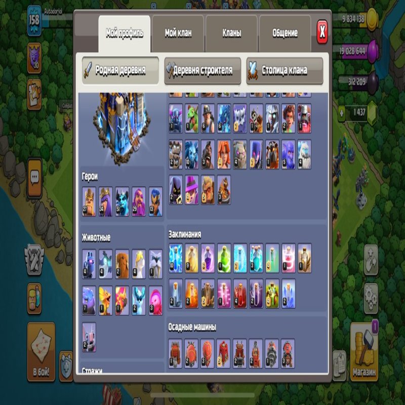 🏰 Clash of Clans акаунт | Ратуша 18 рівня | Уровень 82%