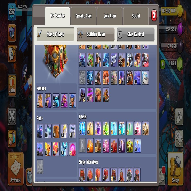 🏰 Clash of Clans акаунт | Ратуша 16 | Рівень 50