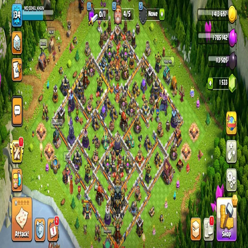 🏰 Clash of Clans акаунт | Ратуша 17 рівень | Рівень 100