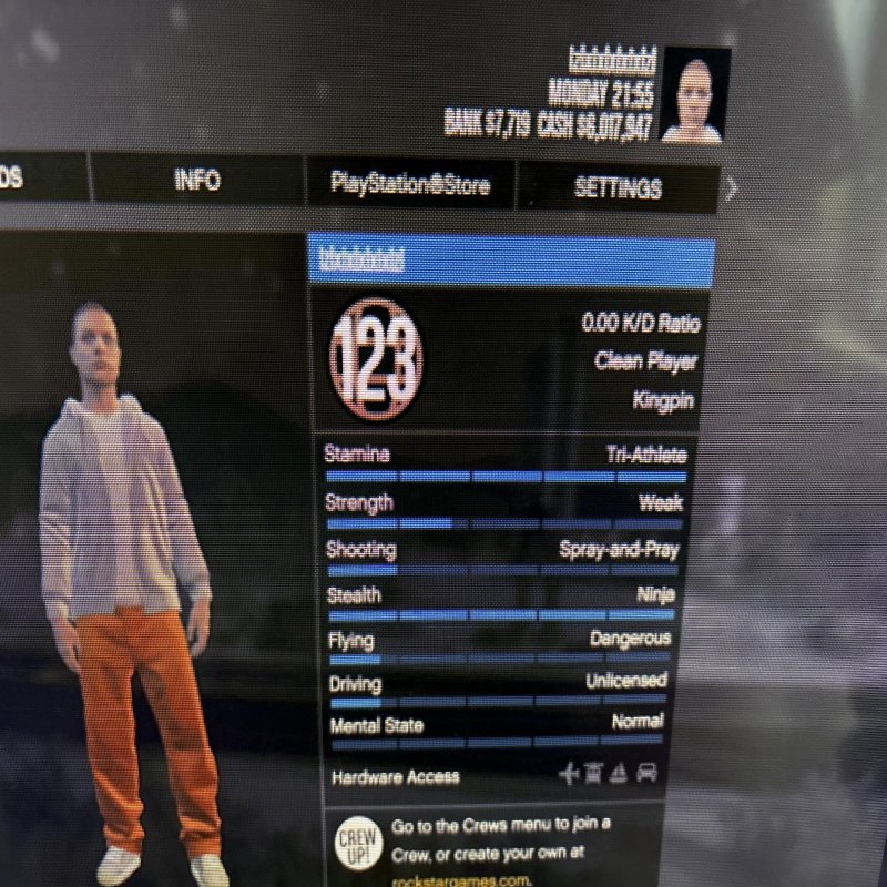 ✅[PS4]✅🌐Level 120 + 💰3,000,000$ (3 MILLION CASH)