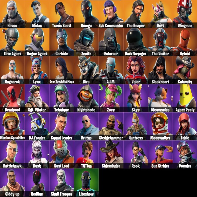 🎨 52 скина | 🌟 Fortnite аккаунт