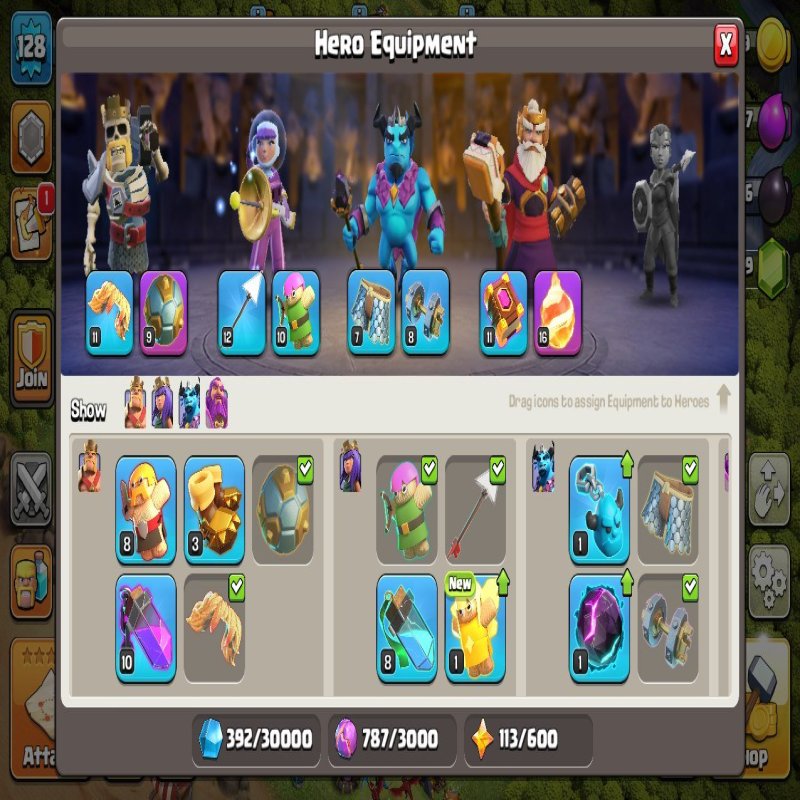 🏰 Clash of Clans акаунт | Ратуша 12 | Рівень 128