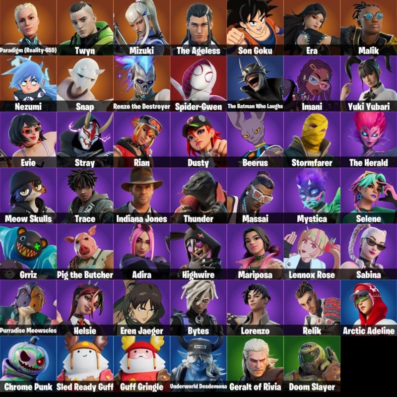 🎨 48 скінів | 🌟 Fortnite акаунт