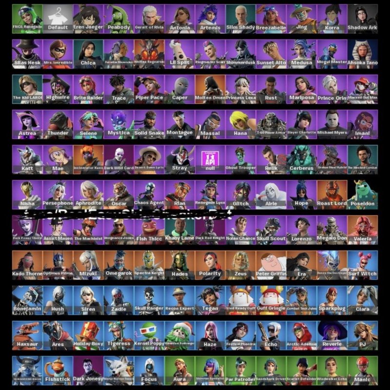 🎨 153 skins | 🌟 Fortnite account