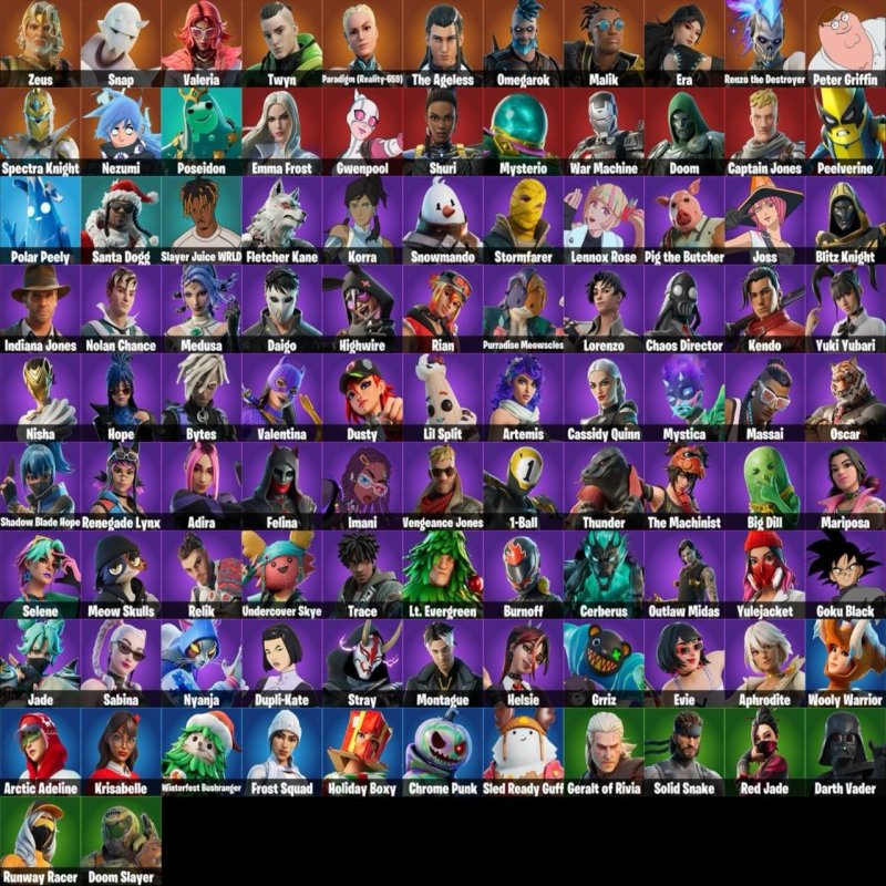 🎨 101 скінів | 🌟 Fortnite акаунт