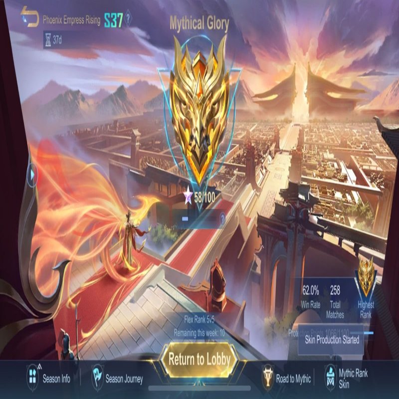 🎮 Mobile Legends account | Mythical Immortal | 129 heroes | 585 skins