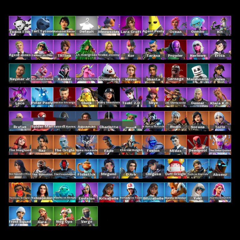 🎨 83 скінів | 🌟 Fortnite акаунт