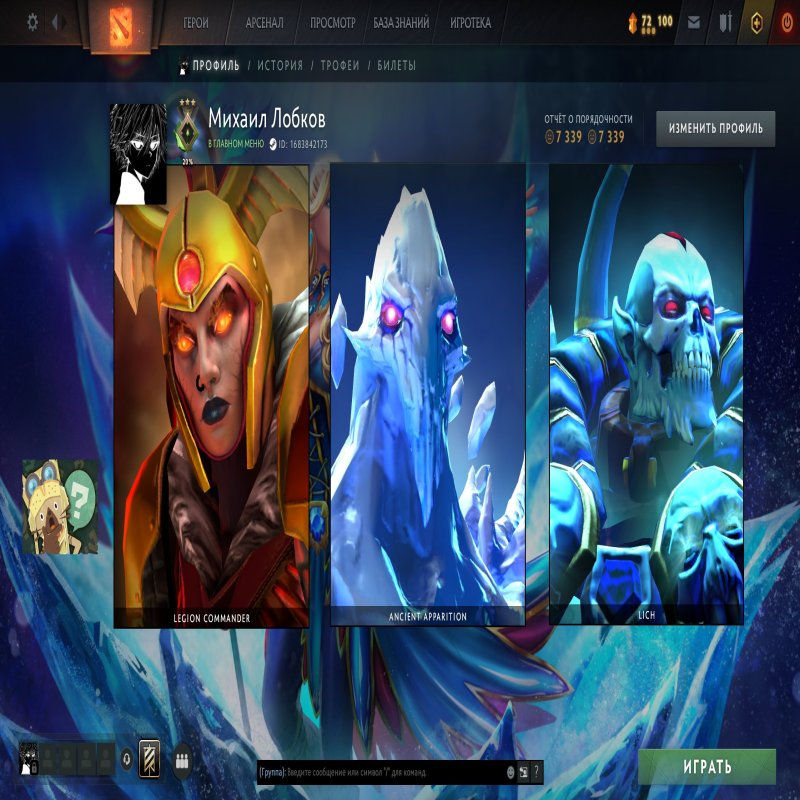 🏅 MMR 340 | 🕒 1000 hours | 🛡 7339