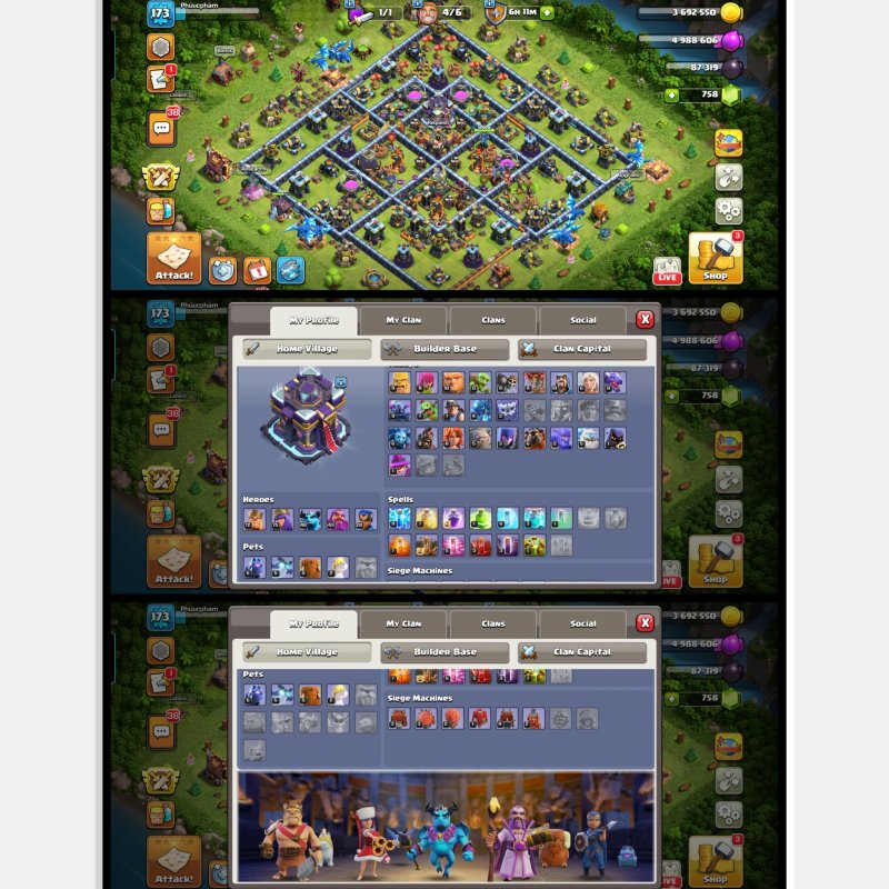 🏰 Clash of Clans акаунт | Ратуша 15 рівня | Рівень акаунта 15