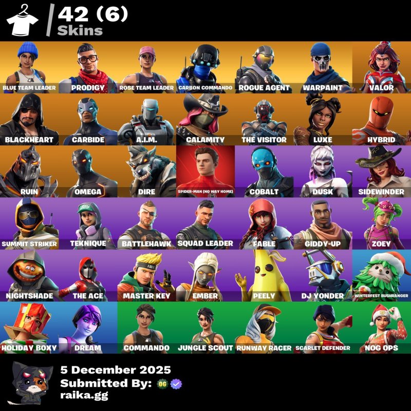 🎨 42 скінів | 🌟 Fortnite акаунт