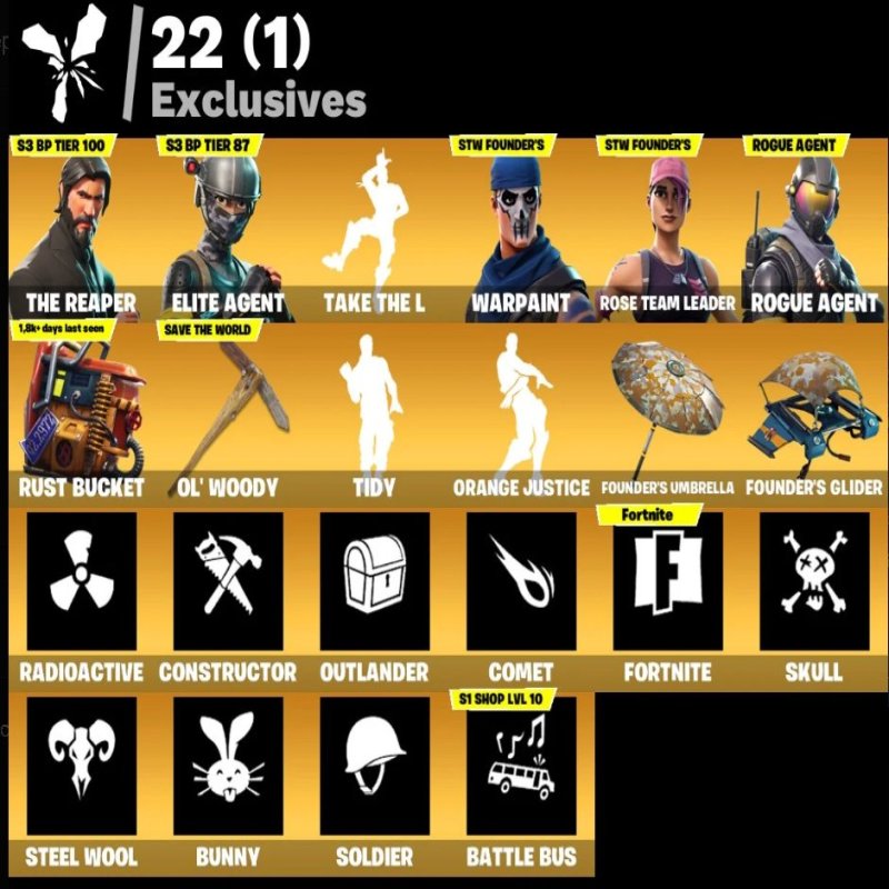 🎨 21 скінів | 🌟 Fortnite акаунт