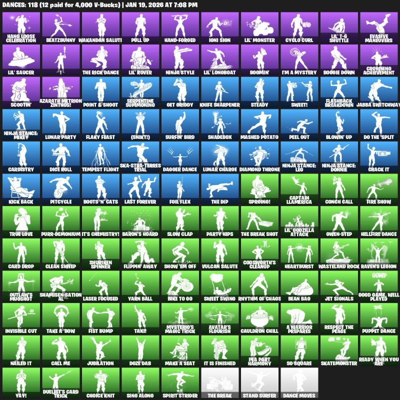 🎨 122 скінів | 🌟 Fortnite акаунт