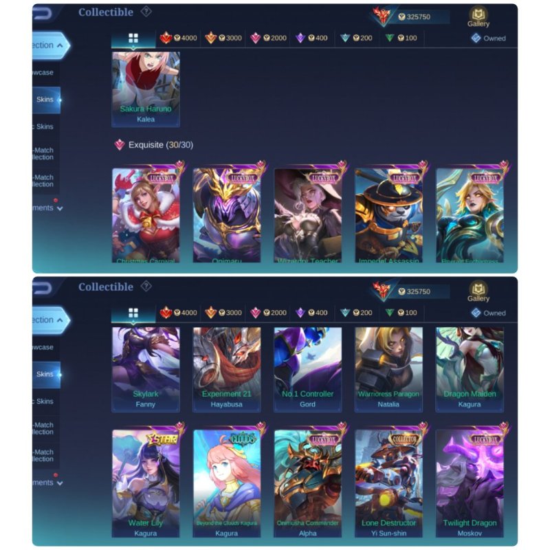 🎮 Mobile Legends акаунт | Міфічний Безсмертний | 130 героїв | 720 облич