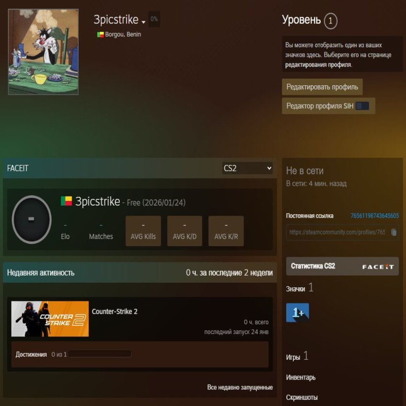 🏅 FACEIT LVL 4 | 🚀 Ready for Competitive Matches! | 🕒 0 hours