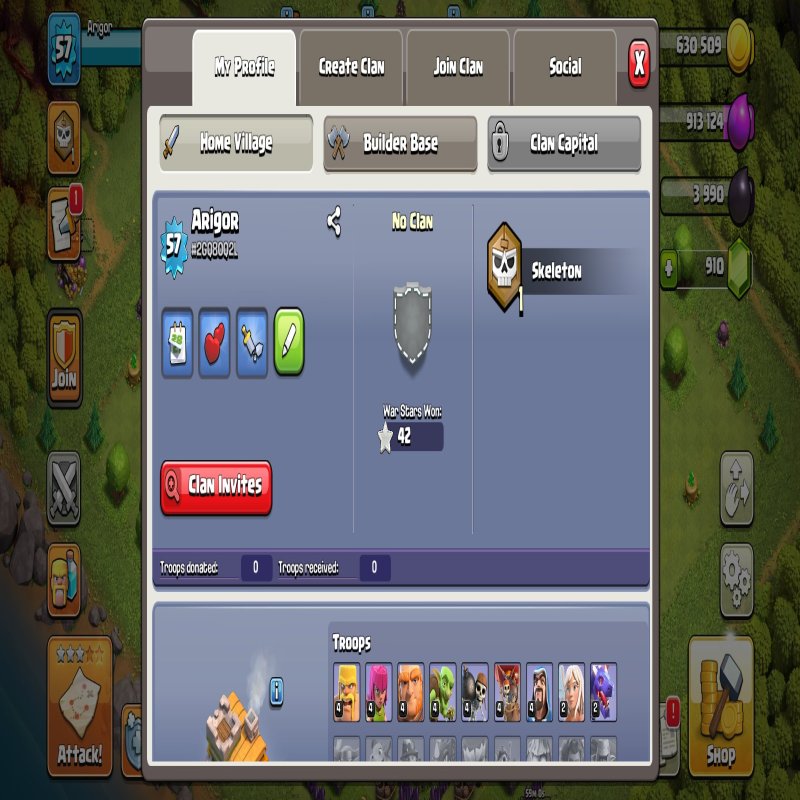 🏰 Clash of Clans акаунт | 7 ратуша | Рівень 7