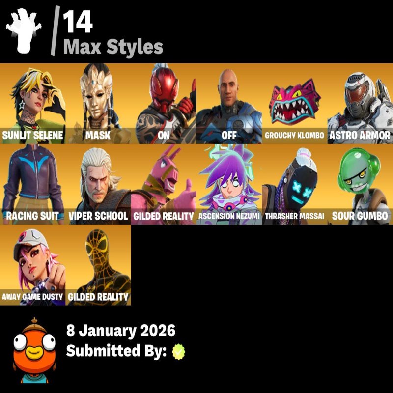 🎨 42 скіна | 🌟 Fortnite акаунт