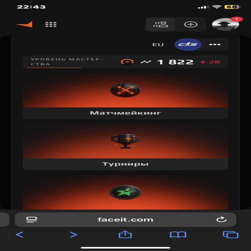 🎮 Faceit LVL 5 | 🕒 200 годин — Готовий до рейтингових ігор!