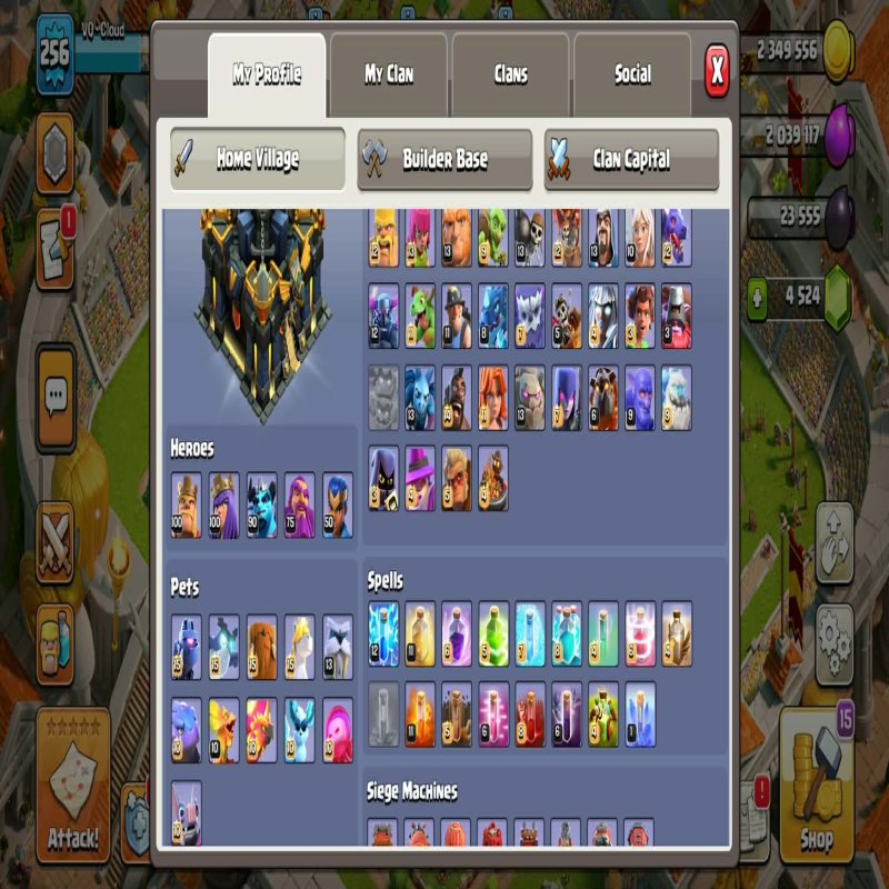 🏰 Clash of Clans account | Town Hall 17 | Level 0