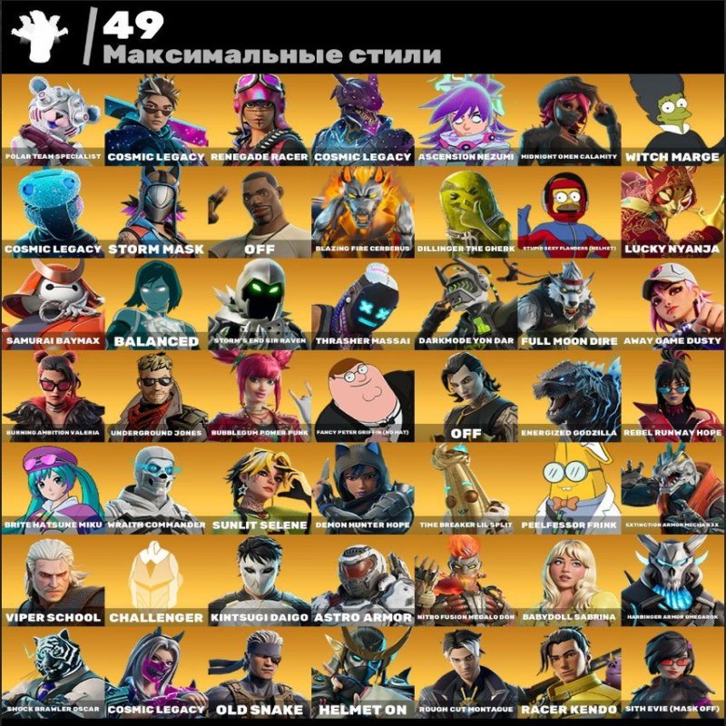 🎨 129 skins | 🌟 Fortnite account