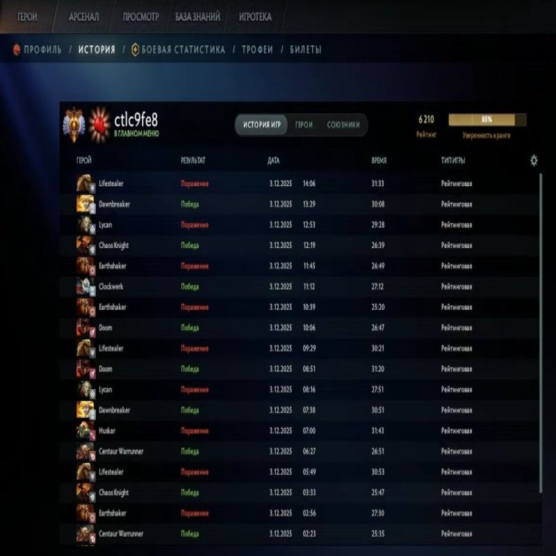 🏅 MMR 6210 | 🕒 200 годин | 🛡 11267