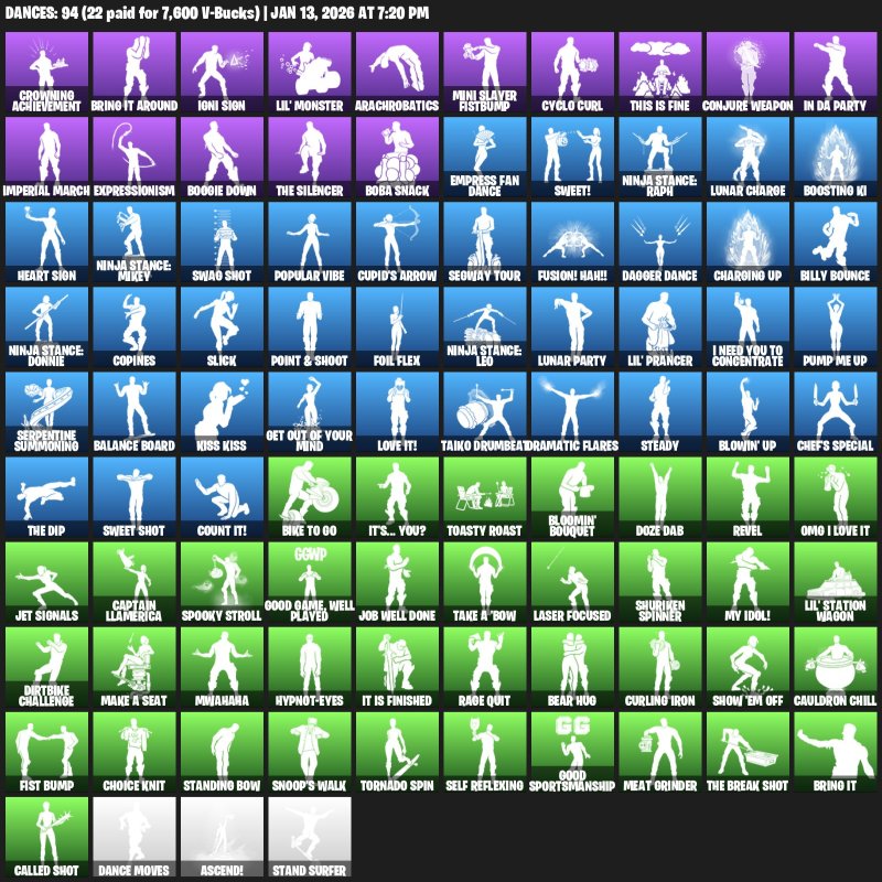 🎨 95 скінів | 🌟 Fortnite акаунт