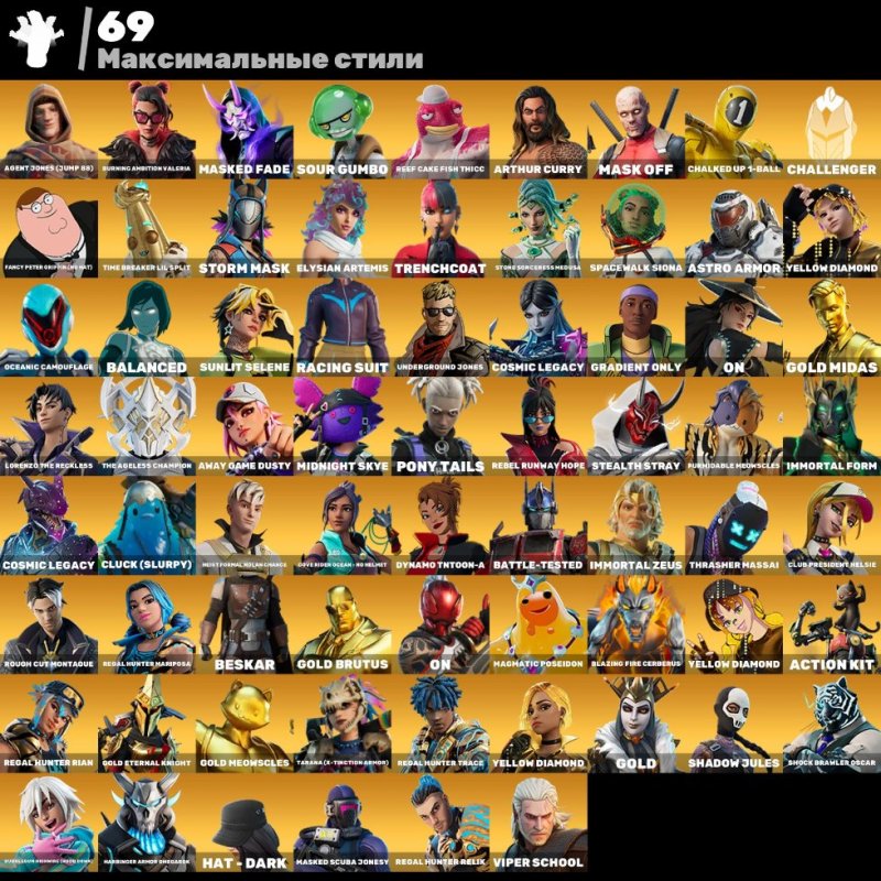 🎨 204 skins | 🌟 Fortnite account