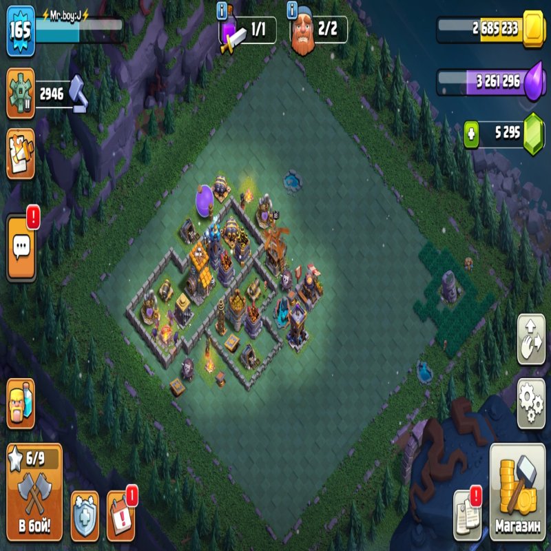 🏰 Clash of Clans акаунт | 15 ратуша | 165 рівень