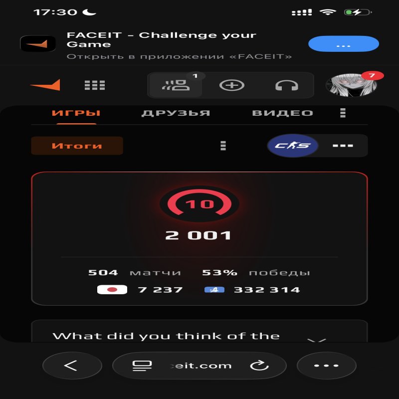 🎯 Faceit LVL 10 | ⚡️ CS Prime | 🕒 0 hours — Ready for Ranked