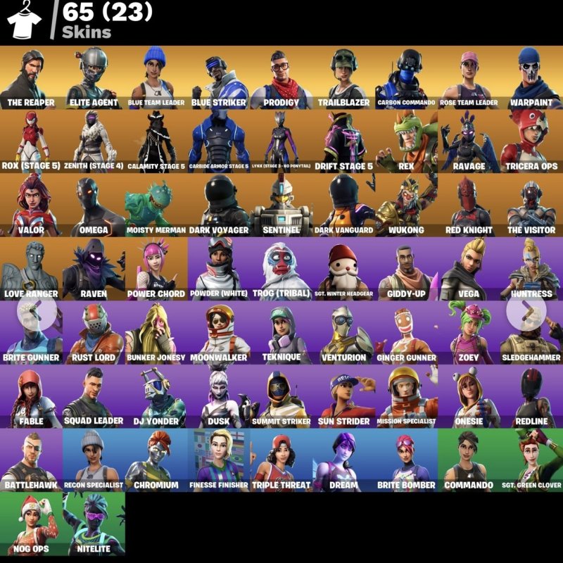 🎨 70 скінів | 🌟 Fortnite акаунт