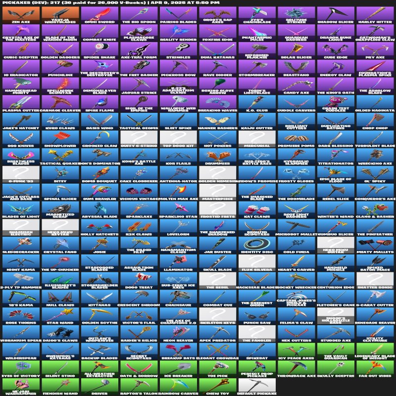 Not a bad Fortnite account