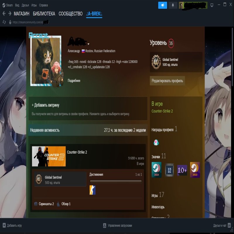 🔥 PRIME | 🎯 Faceit LVL 7 | 🕒 10,000 часов — Готов к соревновательным матчам