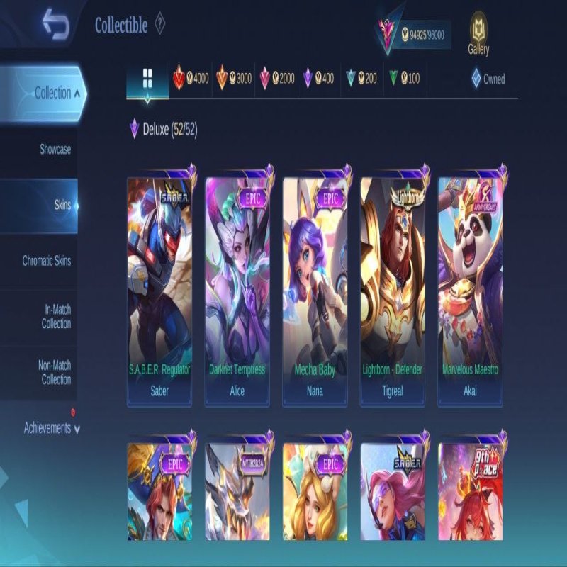 🎮 Mobile Legends акаунт | Міфічний | 119 героїв | 287 облич