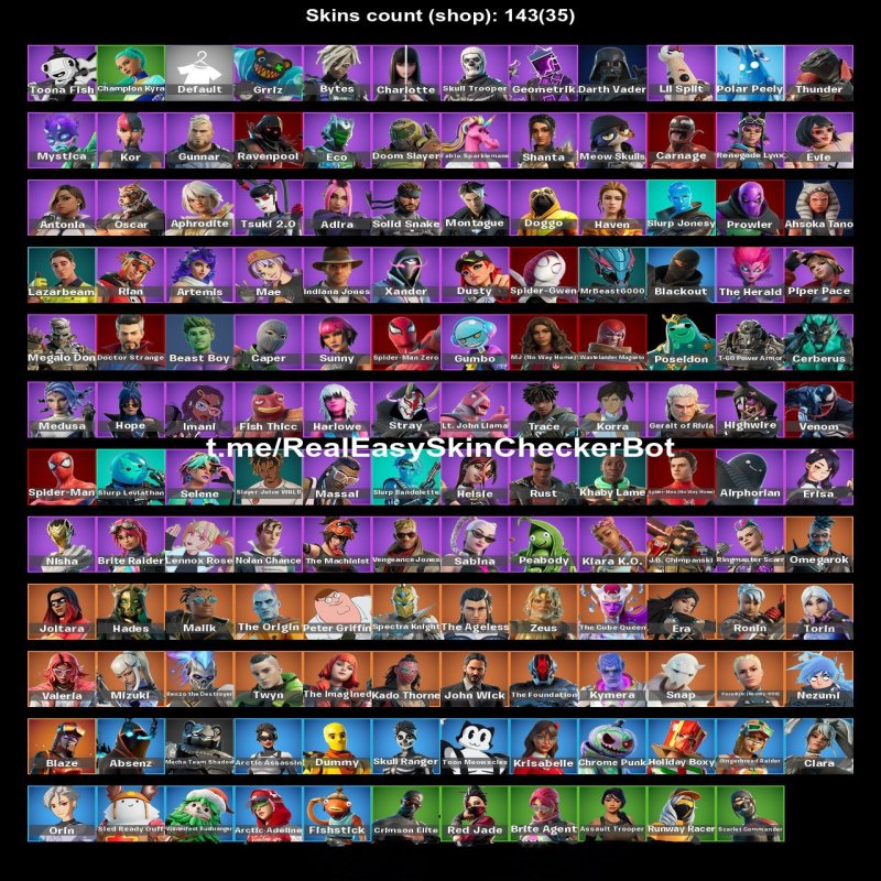 🎨 151 skins | 🌟 Fortnite account