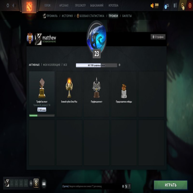 🏅 MMR 7460 | 🕒 300 годин | 🛡 12000