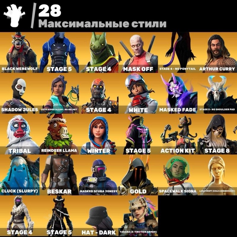 🎨 125 skins | 🌟 Fortnite account