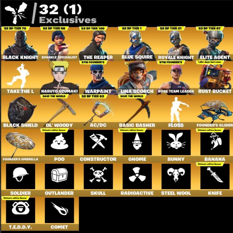 🎨 29 skins | 🌟 Fortnite account