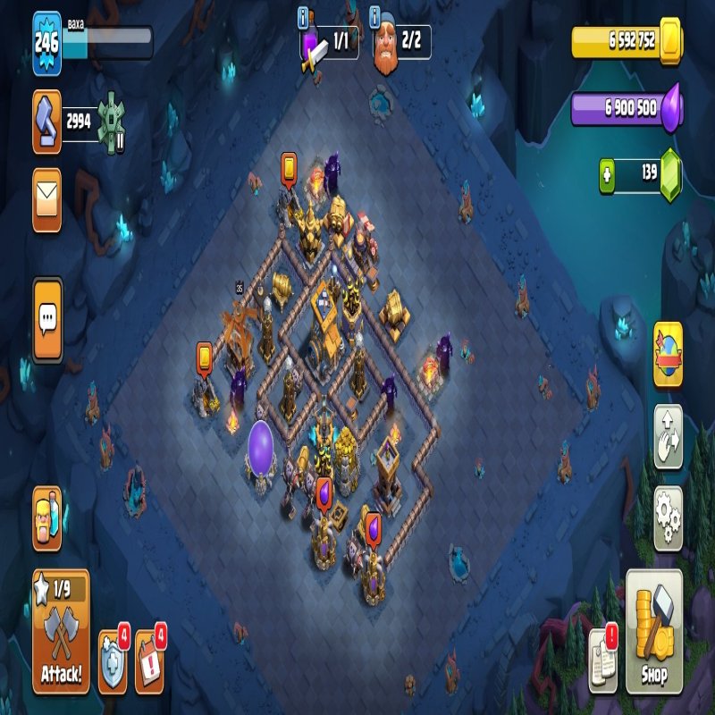 🏰 Clash of Clans акаунт | Ратуша 17 рівня | Рівень 80%