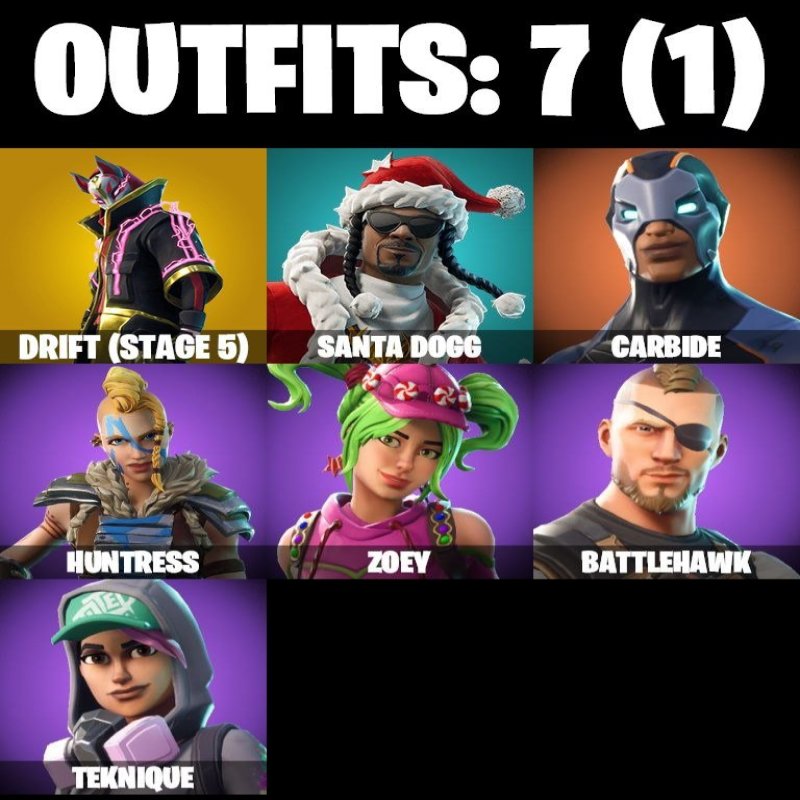 🎨 7 скінів | 🌟 Fortnite акаунт