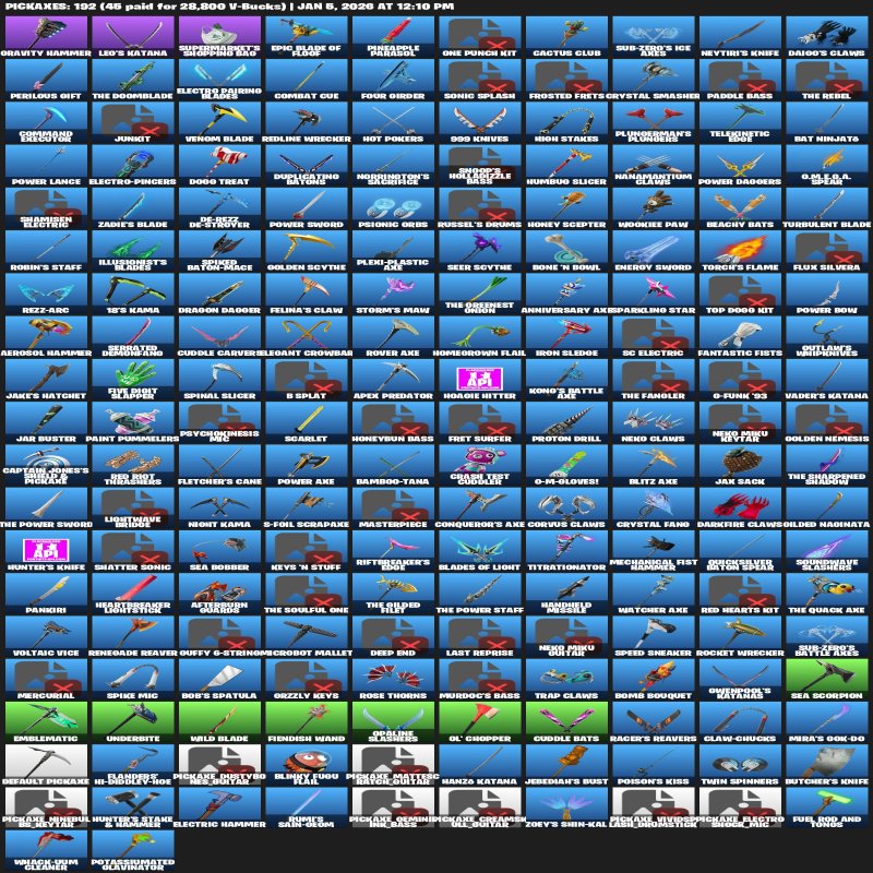 🎨 207 скінів | 🌟 Fortnite акаунт