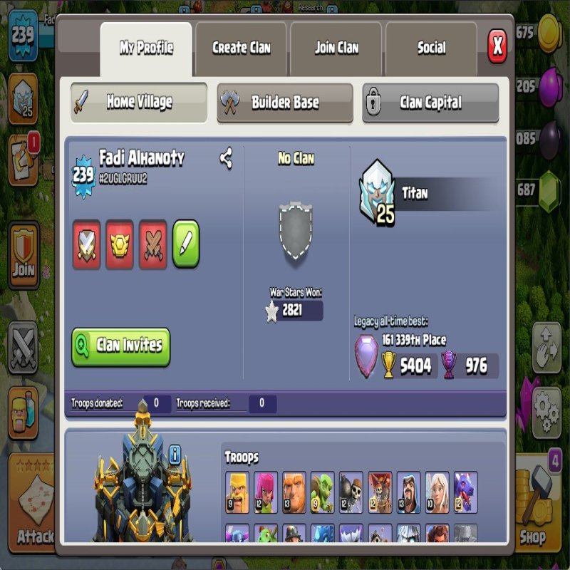 🏰 Clash of Clans акаунт | Ратуша 17 | Рівень 239