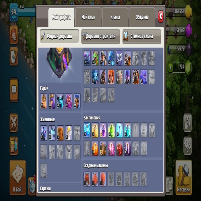 🏰 Clash of Clans акаунт | Ратуша 14 рівень | Рівень 150