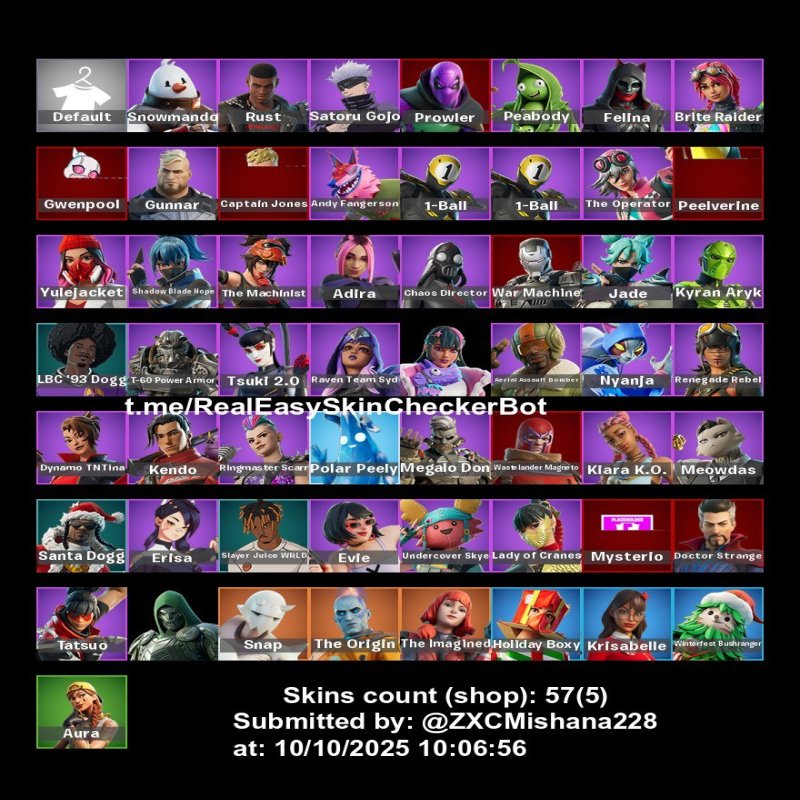 🎨 57 skins | 🌟 Fortnite account