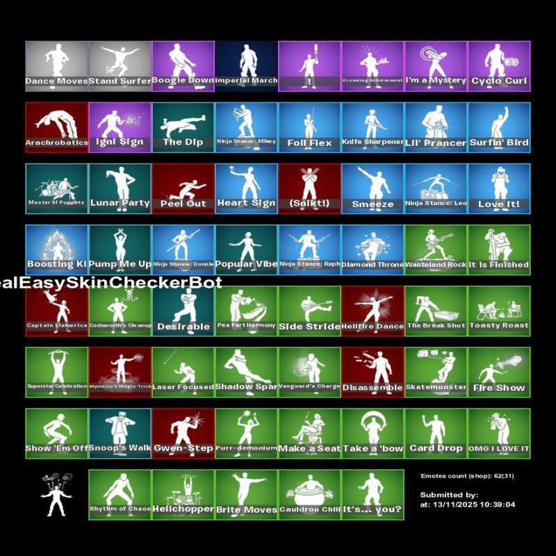 🎨 62 скіні | 🌟 Fortnite акаунт